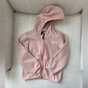 The North Face Kids Light Pink Fleece Hoodie